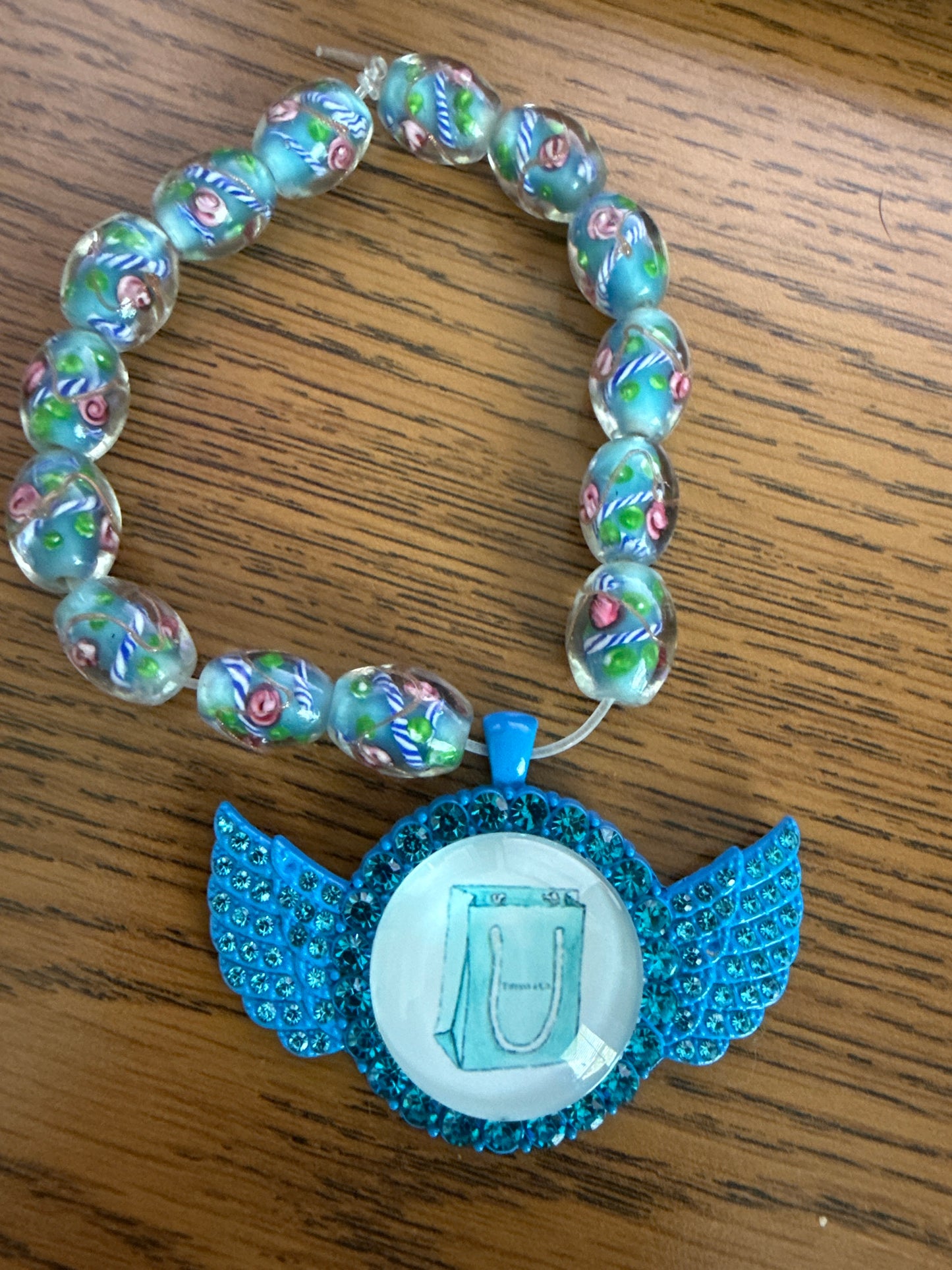 Blue Winged Bracelet